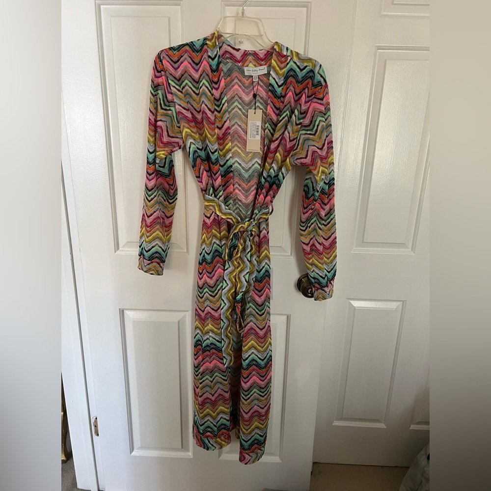 Never Fully Dressed Multicolor Chevron Coverup